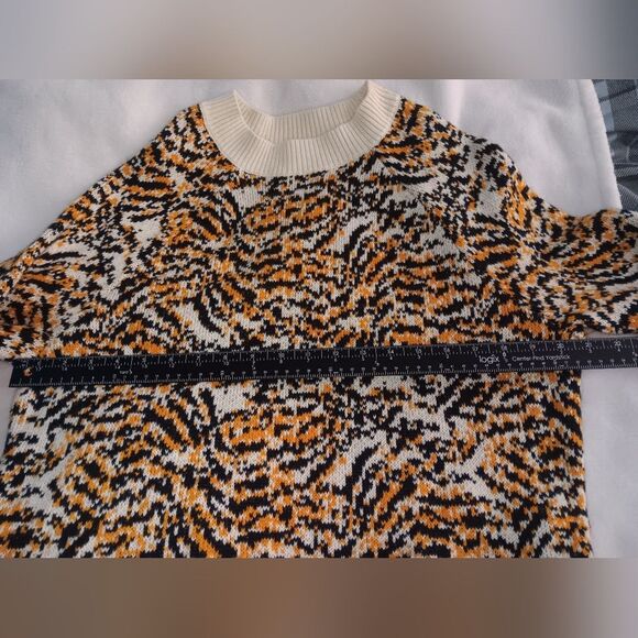 Rachel Comey Women's Medium Tiger Print Sweater Pre-owned - Picture 3 of 8
